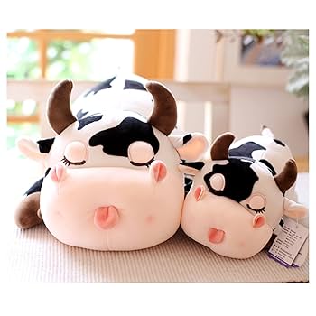 Amazon.co.jp: ぬいぐるみ 特大 ホワイト 牛 ぬいぐるみ 大きい